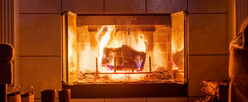 Mendota Hearth Landscape Fireplace Installation in Phillipsburg, New Jersey